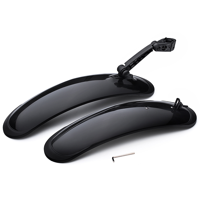 Набор крыльев 24-26" Rocket 096 FAT, пластик, цвет черный Набор крыльев 24-26" Rocket 096 FAT, пластик, цвет черный