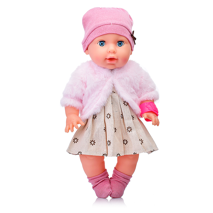Пупс YL2335D-C "Яночка" со звуком, с аксессуарами, в коробке