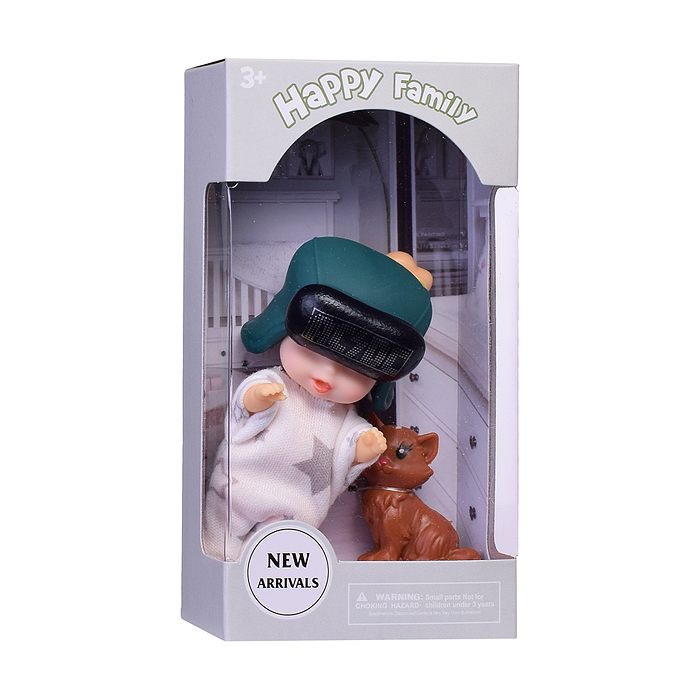 Пупс A799 "Сашенька" с аксессурами, в коробке