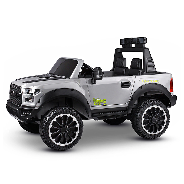 Электромобиль U023438Y "Мощность скорости" на аккумуляторе, с р/у управлением, в коробке (серый)