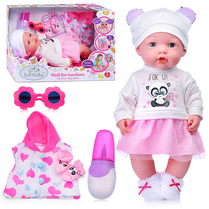 Пупс A763D "Ангелина" с аксессуарами, в коробке