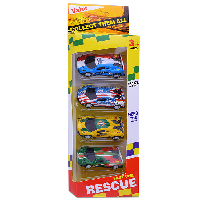 Набор машин 890-86A "Чемпион" в коробке