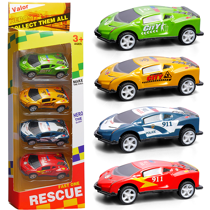 Набор машин 890-86B "Автогонка" в коробке