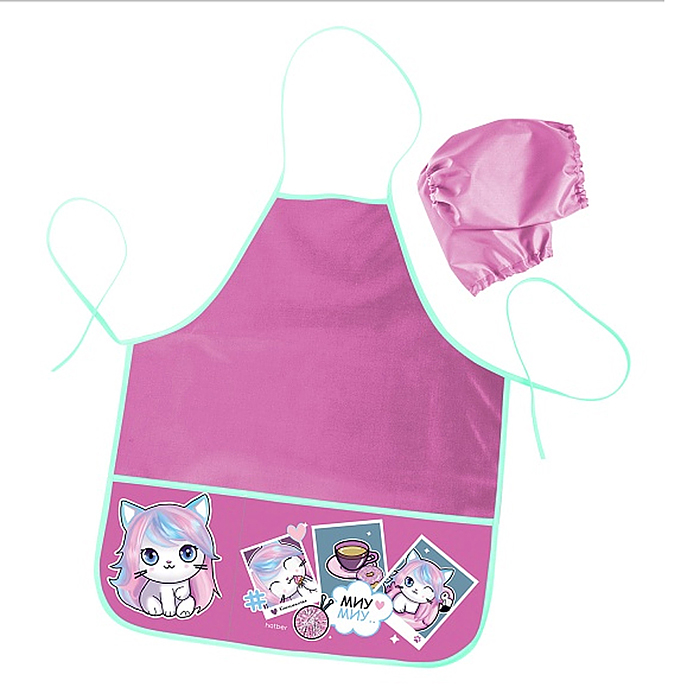 Фартук MINI с двумя карманами 49х39см "Чудесные лапки" в индивидуальной упаковке