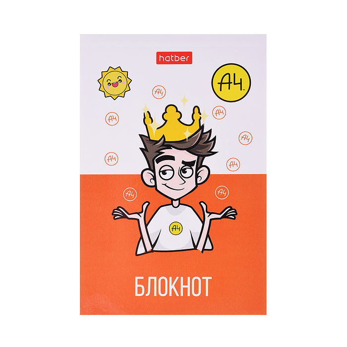 Блокнот А7 48л клетка "Влад А4" в Дисплее  52 шт 