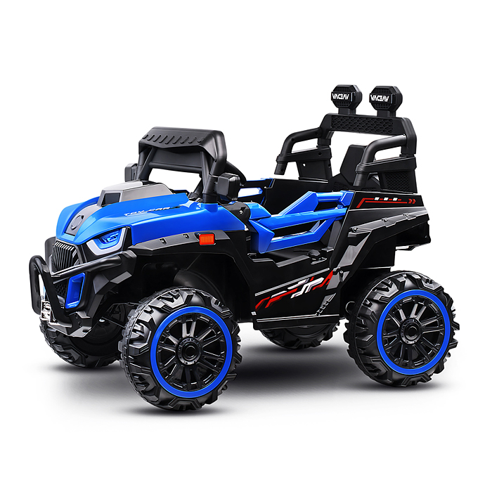 Электромобиль U014087Y "Багги" с р/у управлением, четырехколесный (синий)