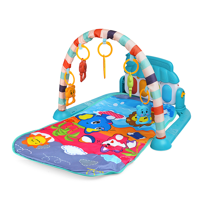 Коврик развивающий 518A-35 "Весёлые зверята" в коробке