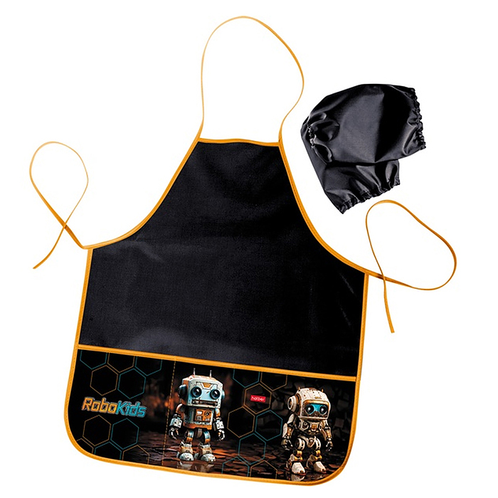 Фартук MINI с двумя карманами 49х39см "Робо" в индивидуальной упаковке