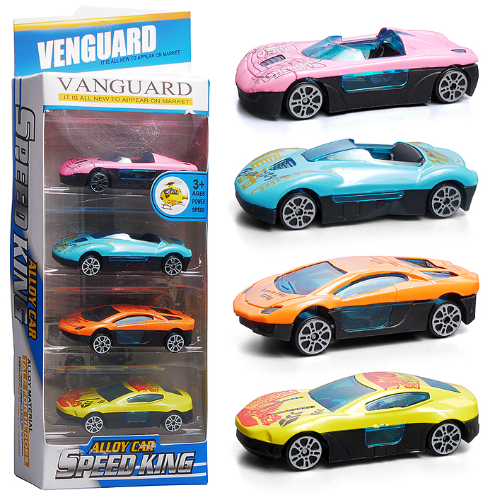 Набор машин 890-106A "Мир авто" в коробке