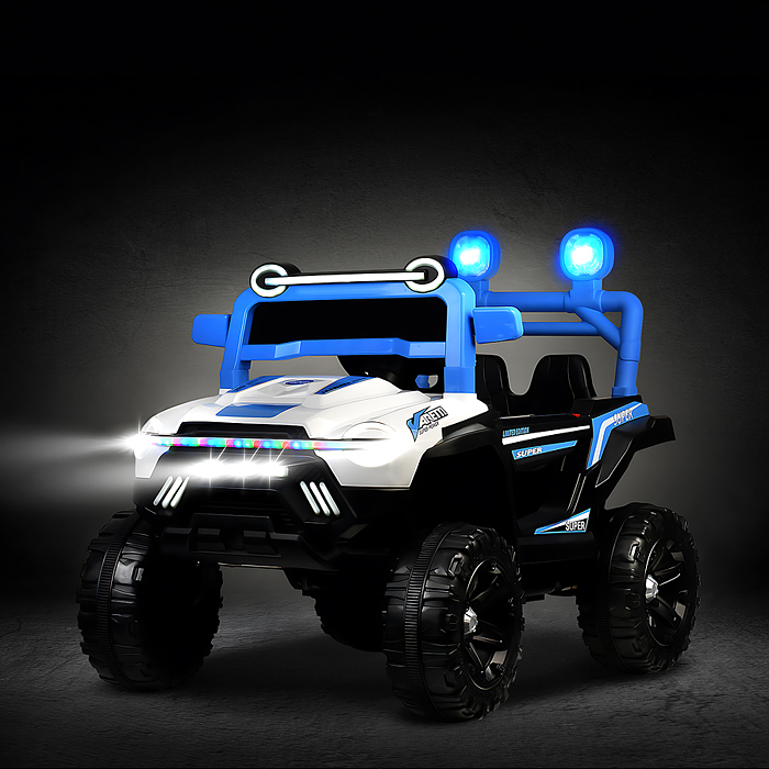 Электромобиль U014091Y "Дорожный патруль" на аккумуляторе, в коробке (синий)