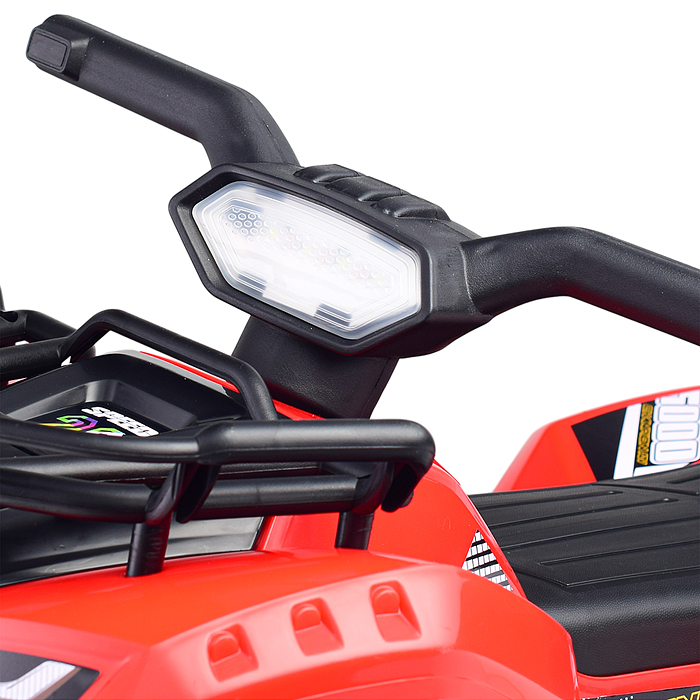 Квадроцикл U014099Y "Драйв" на аккумуляторе, в коробке (красный)