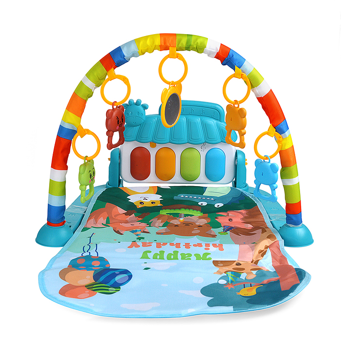 Коврик развивающий 518A-38 "Праздник у зверят" в коробке