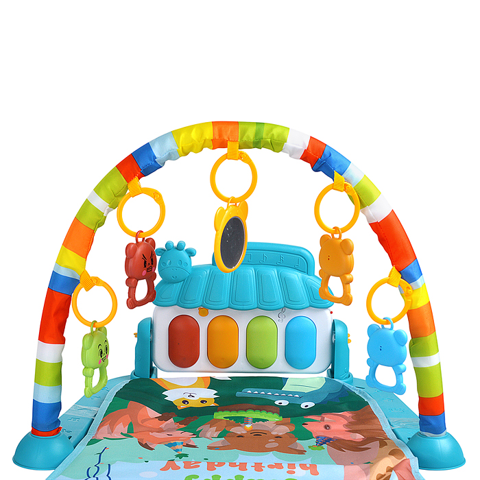 Коврик развивающий 518A-38 "Праздник у зверят" в коробке