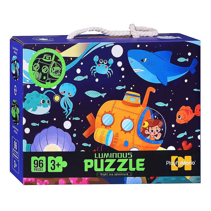 Пазл 88750 "Поводный мир" светится в темноте (96 дет.)