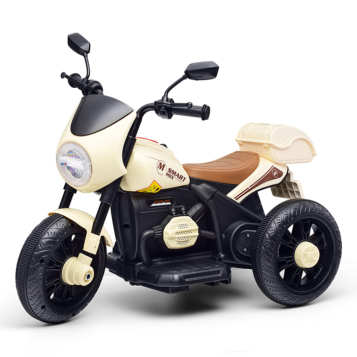 Мотоцикл U014097Y трехколесный (белый)