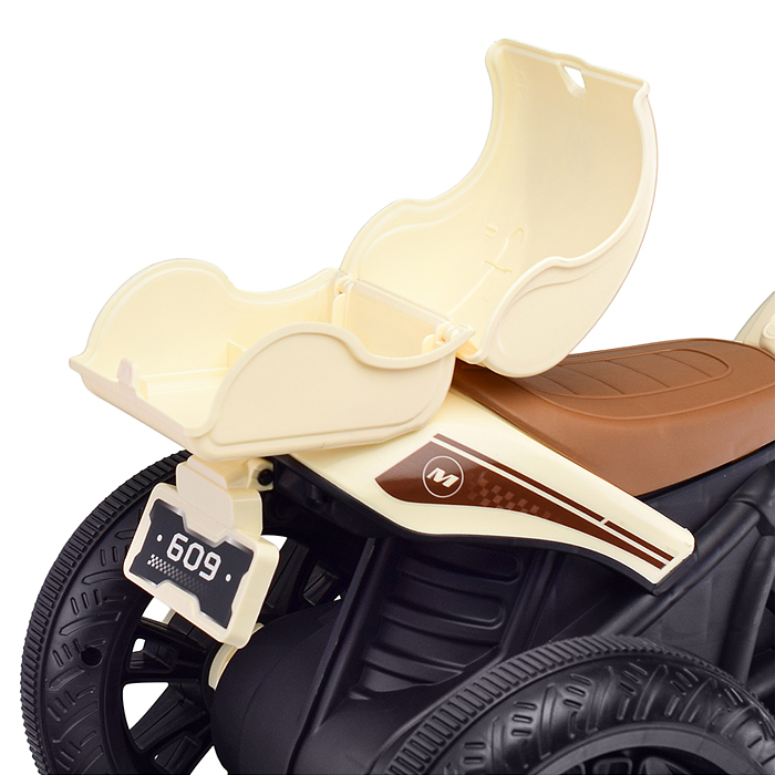 Мотоцикл U014097Y трехколесный (белый)