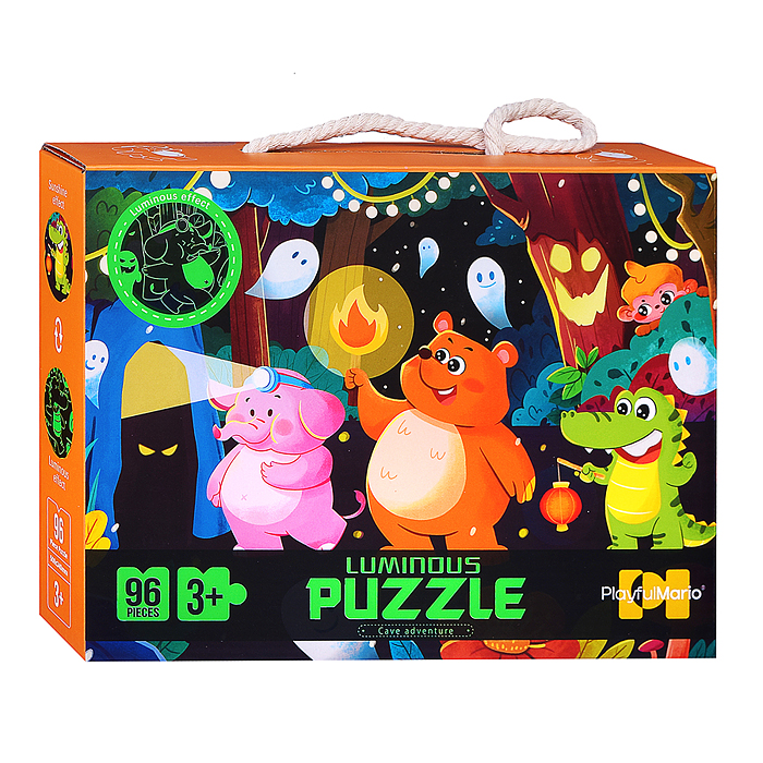 Пазл 88748 "Ночные приключения" светится в темноте (96 дет.)