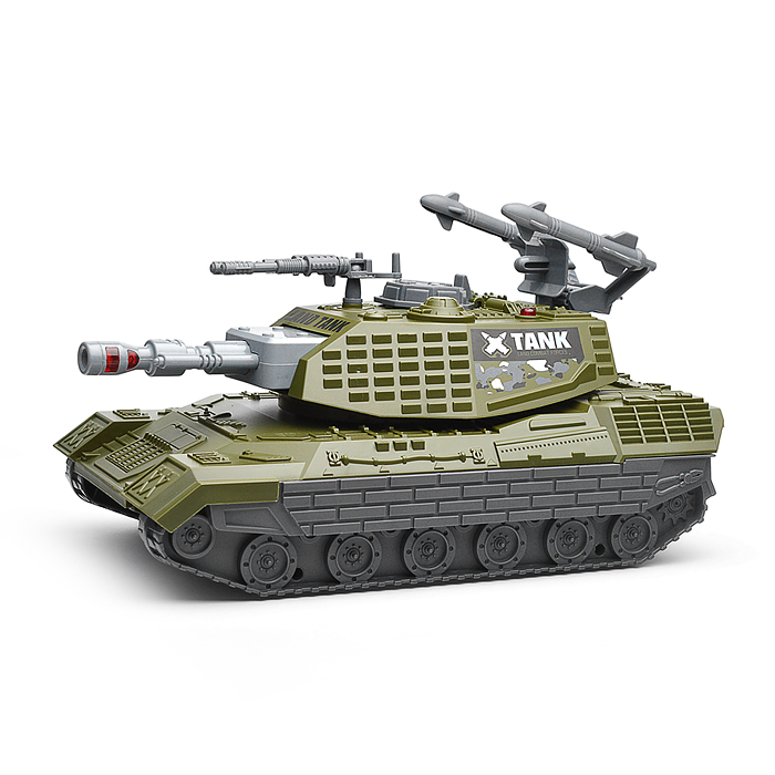 Танк JS206 "Ударная сила" (свет, звук) в коробке