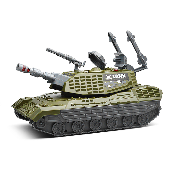 Танк JS206 "Ударная сила" (свет, звук) в коробке