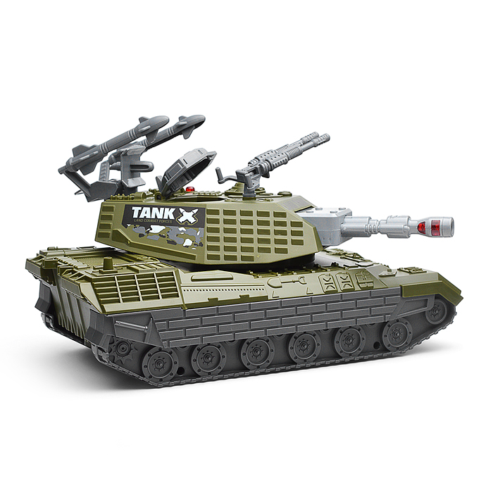 Танк JS206 "Ударная сила" (свет, звук) в коробке