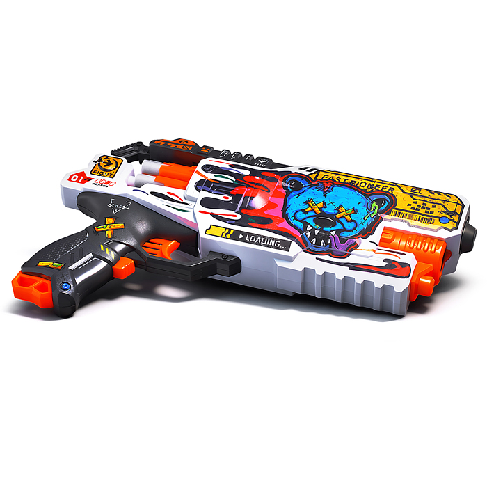 Бластер BH107 "Тесла-Шок" с полимерными пулями, в коробке