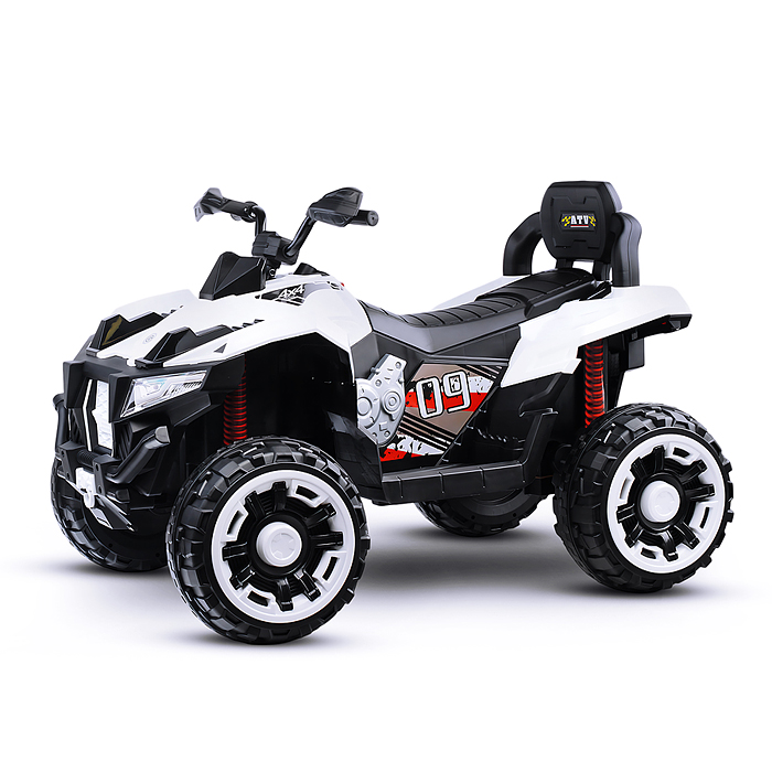 Квадроцикл U014084Y "Тайфун" на аккумуляторе, в коробке (белый)