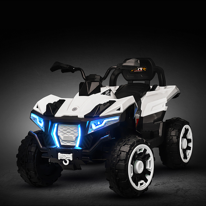 Квадроцикл U014084Y "Тайфун" на аккумуляторе, в коробке (белый)