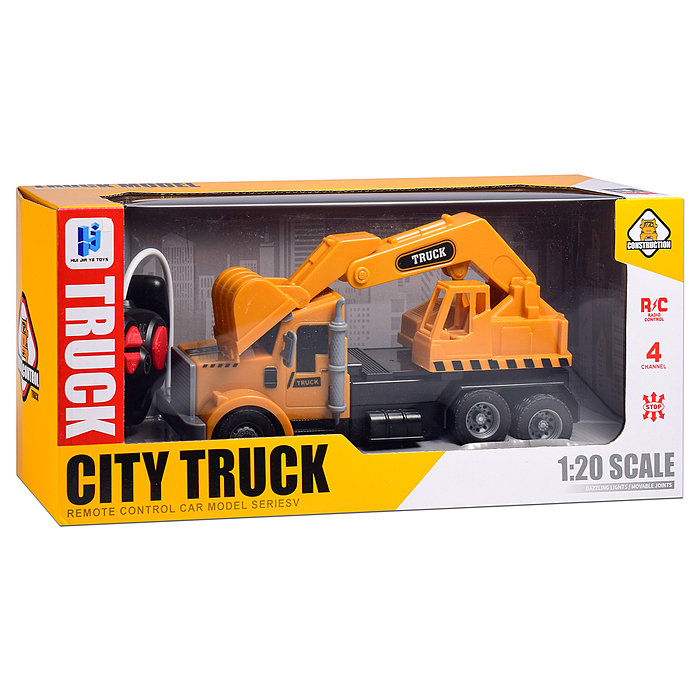 Машина 998-76Y "Экскаватор" р/у, 27 MHz, в коробке