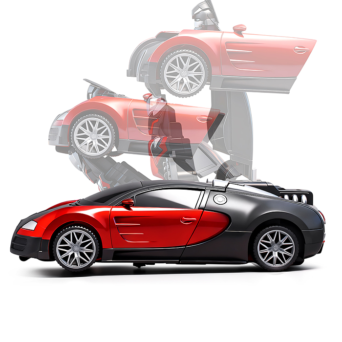 Машина CXL800-114A "Машина-ракета" р/у, 27 MHz, в коробке