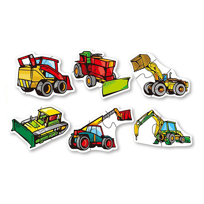 Пазл 88067 "Спецтехника" (6 картинок)