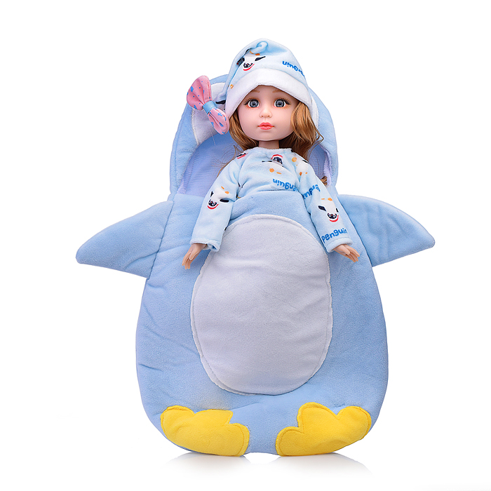 Кукла QJ196A "София" в костюме пингвина,в  коробке