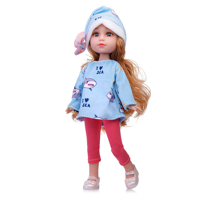 Кукла QJ196A "София" в костюме пингвина,в  коробке