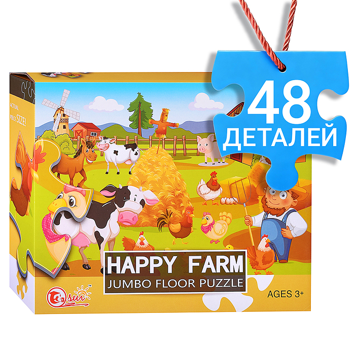 Пазл 88137 "Счастливая ферма" (48 дет.)