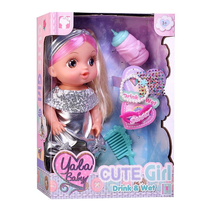 Кукла с аксессуарами YL2530K-A "Снежана" в коробке