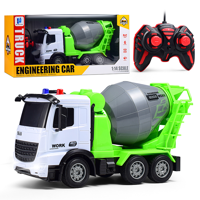 Машина 998-73Y "Бетономешалка" р/у, 27 MHz, в коробке