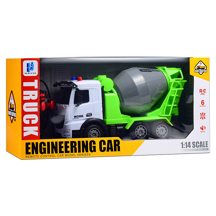 Машина 998-73Y "Бетономешалка" р/у, 27 MHz, в коробке