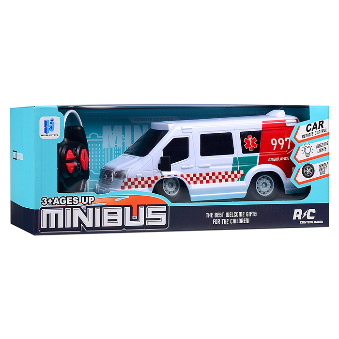 Машина 998-63Y "Спасательная служба" р/у, 27 MHz, в коробке