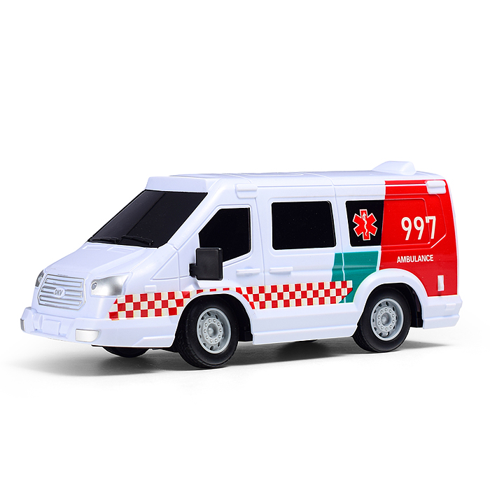 Машина 998-63Y "Спасательная служба" р/у, 27 MHz, в коробке