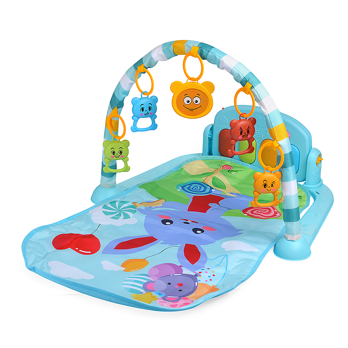 Коврик развивающий 518B-14 "Весёлый зайчик" в коробке