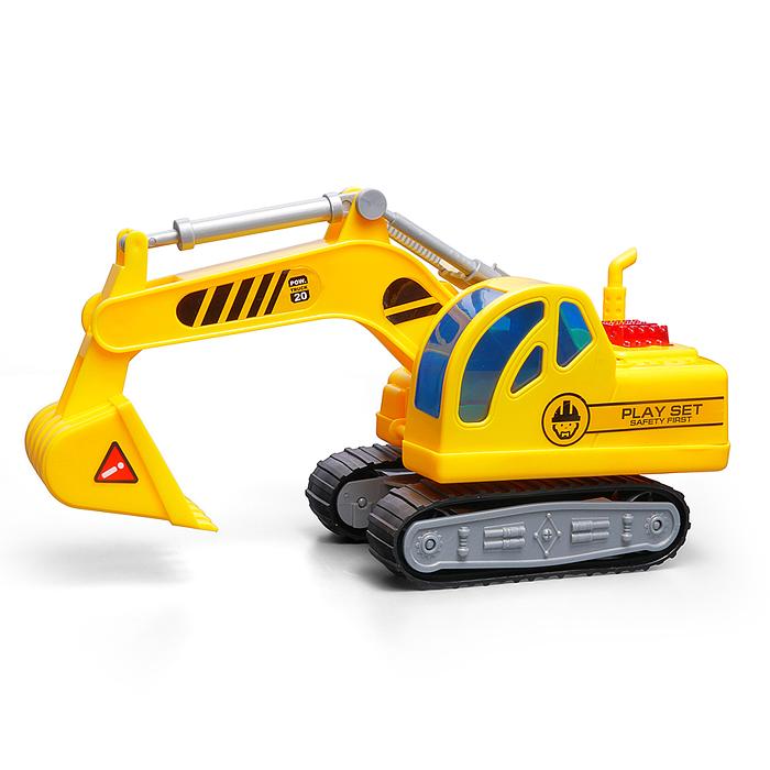 Машина WY306-6 "Экскаватор" 1:20 (свет,звук) в коробке