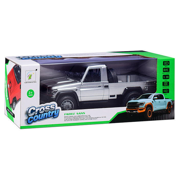 Машина 8911A-4 "Пикап" р/у, с дымом, 27 MHz, в коробке