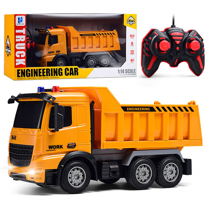 Машина 998-70Y "Трудяга" р/у, 27 MHz, в коробке