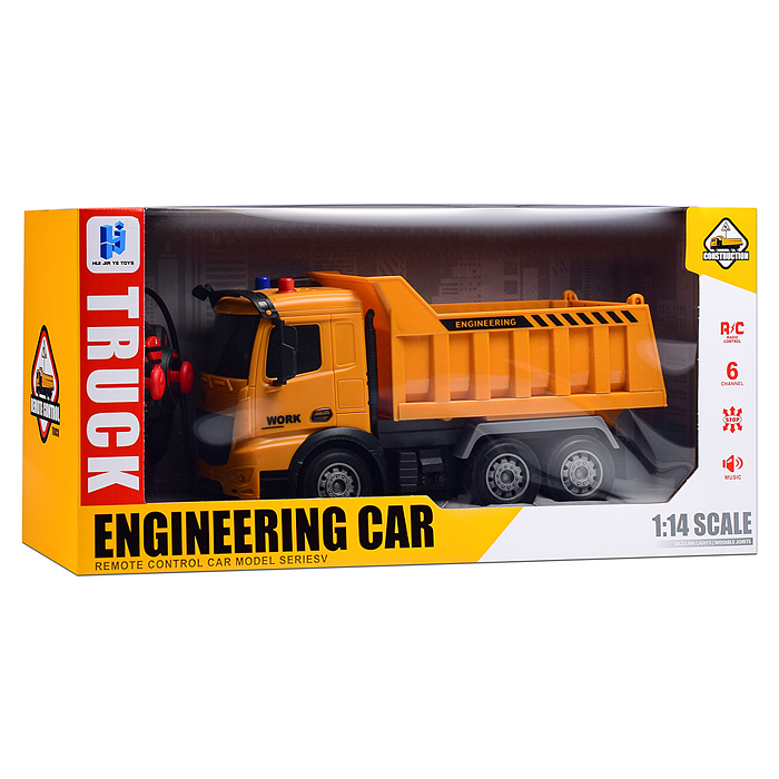 Машина 998-70Y "Трудяга" р/у, 27 MHz, в коробке