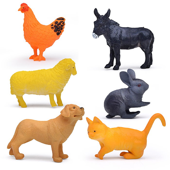 Набор животных 818-24 "Счастливая ферма" в пакете