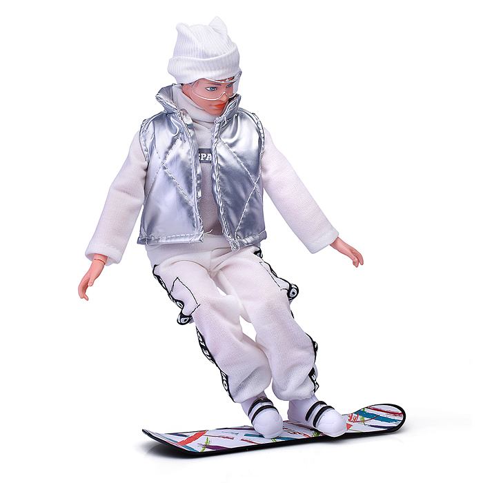 Кукла A806A "Зимнии приключения" с аксессуарами, в коробке