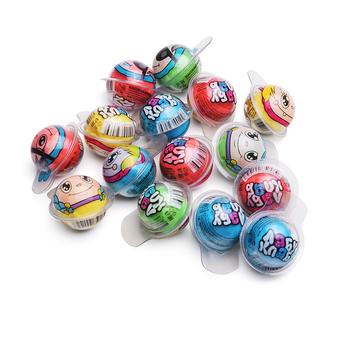 Жевательный мармелад с кислой начинкой "Лабу клаб" ассорти 10г*30шт