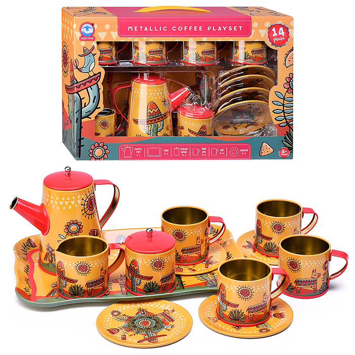 Набор посуды 996-8A "Чайная церемония" в коробке