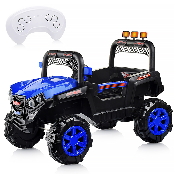 Детский электроквадроцикл ROCKET, 2 мотора по 20 Вт, синий