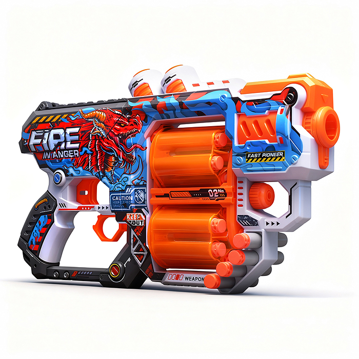 Бластер BH102 "Молниеносец" с полимернымипулями, в коробке