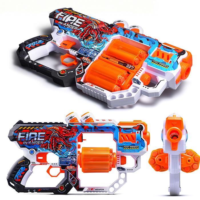 Бластер BH102 "Молниеносец" с полимернымипулями, в коробке